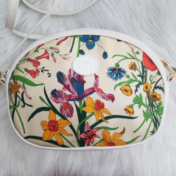 Authentic Vintage Gloral Gucci Crossbody Bag - Picture 3 of 12